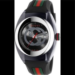 'Sync - Medium' Rubber Strap Watch, 36mm